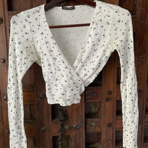 Brandy Melville Wrap Shirt